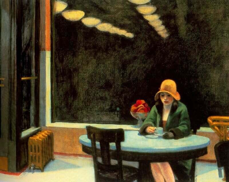 Automat by (1927) by Edward Hopper